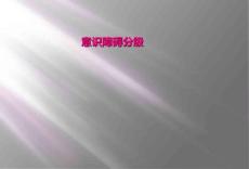 意识障碍分级