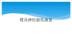 臂丛神经损伤康复