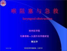 《喉阻塞与急救》PPT课件
