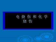 电烧伤与化学烧伤