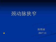 《颈动脉狭窄》PPT课件