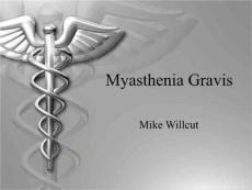 MyastheniaGravis：重症肌无力