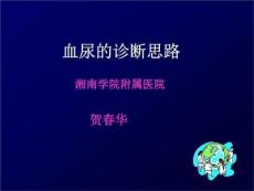 小儿血尿鉴别诊断(he)PPT课件