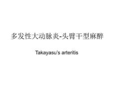 《多发性大动脉炎》PPT课件