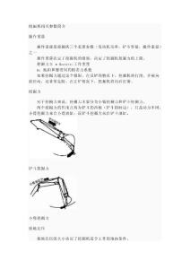 挖掘機(jī)相關(guān)參數(shù)簡(jiǎn)介