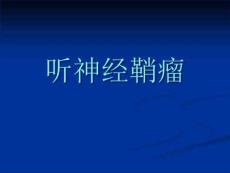 《听神经鞘瘤》PPT课件