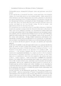 英文國(guó)際學(xué)術(shù)會(huì)議開幕詞演講稿