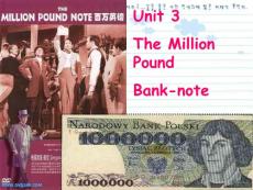 必修3 Unit3 the million pound bank note[reading comprehension]