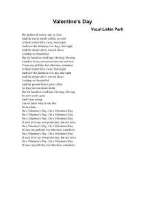 Valentine&acute;s Day