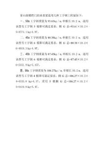 青山渡槽門洞工字鋼