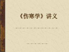 伤寒论-伤寒学太阳病