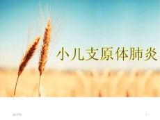 小儿支原体肺炎