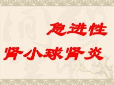 急进性肾小球肾炎