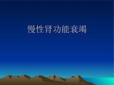 慢性肾功能衰竭 (6）