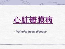 心脏瓣膜病教案