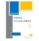 2022年薪酬報告系列之環渤海地區地區畢業生薪酬報告起薪點調查