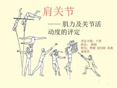 肩关节肌力评定及关节活动度的测定
