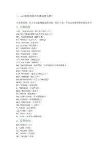 CAD快捷鍵及用法