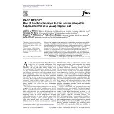 Use of bisphosphonates to treat severe idiopathic hypercalcaemia in a young Ragdoll cat