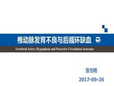 椎动脉发育不良课件