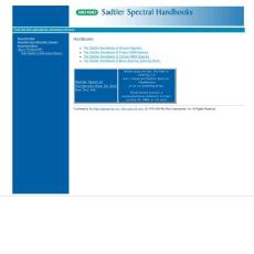 Sadtler    光譜手冊