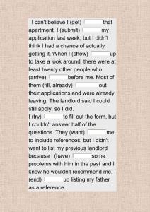 Exercises on Simple Past and Past Perfect