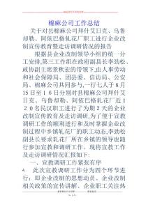 棉麻公司工作總結(jié)