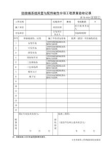 TK040防排烟系统风管与配件制作分项工程质量验收记录