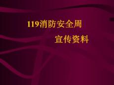 学校119消防安全宣传资料