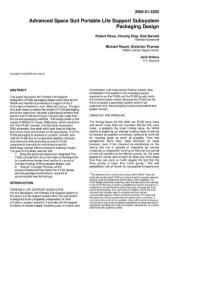 艙外航天服 飛行器環(huán)境與生命保障工程 航天服制冷系統(tǒng) 航天服（整理）