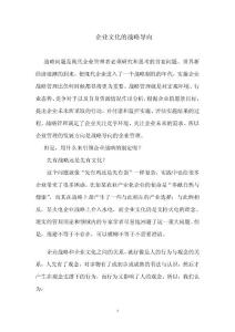 企業(yè)文化的戰(zhàn)略導(dǎo)向