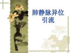 肺静脉异位引流修改课件