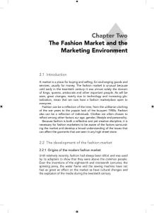 The Fashion Market and the Marketing Environment(PDF-43)