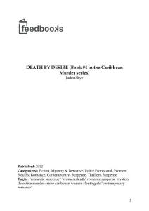 Jaden Skye - DEATH BY DESIRE (Book #4 in the Caribbean Murder series)