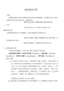 浅谈食物中毒