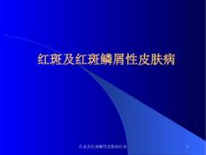 红斑及红斑鳞性皮肤病红斑课件
