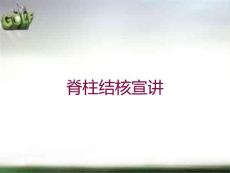 脊柱结核宣讲培训课件