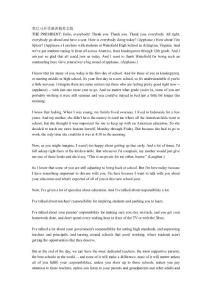 奧巴馬開學演講稿英文版