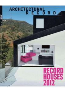 [建筑实录] Architectural Record-2012-04-April (无广告)