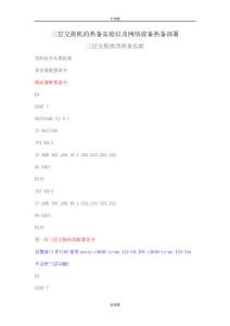 三層交換機(jī)的熱備實(shí)驗(yàn)以及網(wǎng)絡(luò)設(shè)備熱備部署