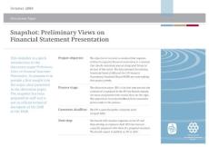 Snap shot Financial Stat