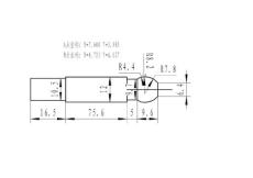 普車(chē)撥叉零件圖