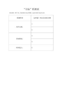 目标检测表