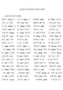 教師統考語文專業知識——常見成語中的易讀錯字和難讀字集錦