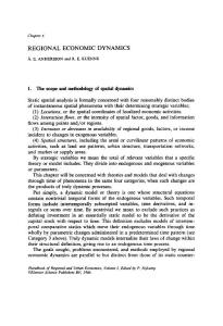 Chapter 6 Regional economic dynamics