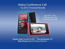 Nokia 2012年第一季度財(cái)報(bào)