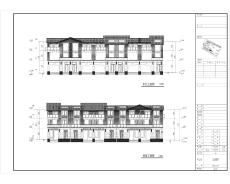 福建知名地產(chǎn)商別墅項(xiàng)目三層商業(yè)用房建筑方案階段圖紙