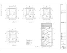 浙江康復(fù)醫(yī)院三層職工宿舍建筑工程施工圖紙/框架結(jié)構(gòu)