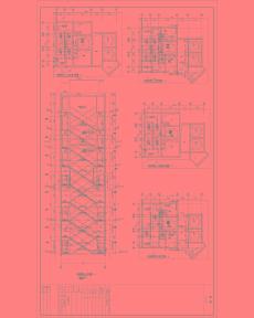 重慶住宅組團地塊26層剪力墻結構住宅樓建筑施工圖/獨立基礎
