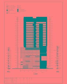 江蘇23層酒店大廈建筑工程施工圖/含地下室/缺設計說明